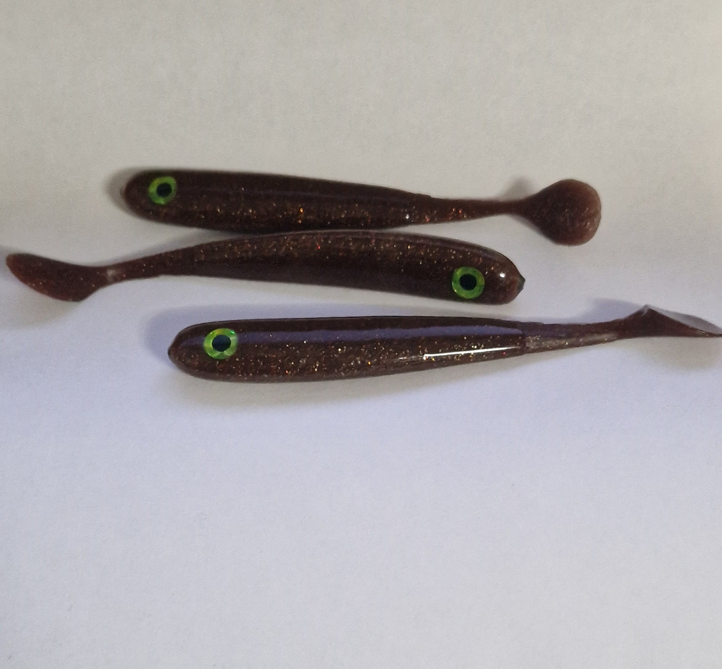 Agori Real Shad 12,5 cm Braun/Glitter