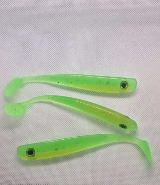 Agori Real Shad 10cm Lemon / Green