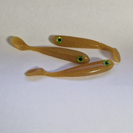 Agori Real Shad 10 cm Gelb/Glitter