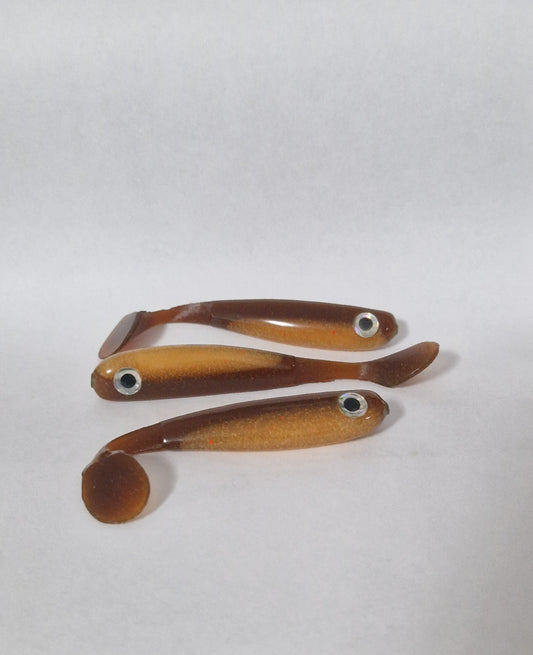 Agori Real Shad 10 cm Motoröl/Orange